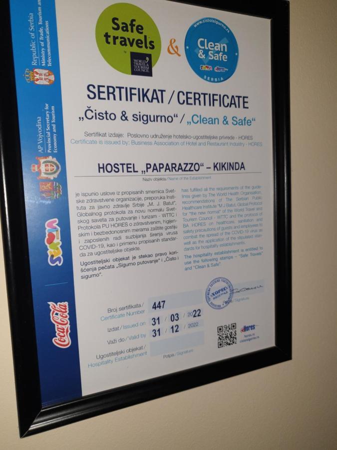 Hostel Paparazzo & Apartmens Kikinda Екстериор снимка